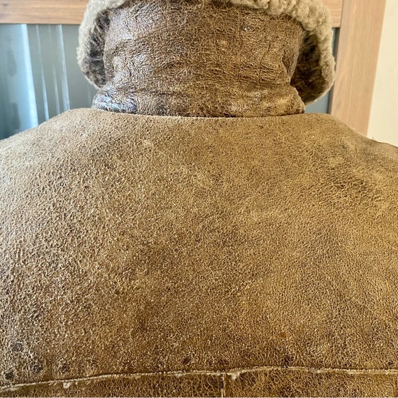 RARE Rugged  The Original Zingaro Leather Coat Manufacturer Of Italy Mens XXL - Picture 9 of 15